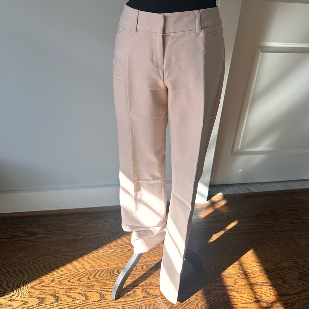Express Women's Light Pink Flare Pants